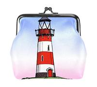 Hand Drawn- Lighthouse on The Sea Buckle Coin Purse