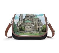 Hand Drawn Lines Shoulder Bag for Women, Handbag with Adjustable Strap & Inner Pocket, Crossbody Bag for Daily Commute Travel