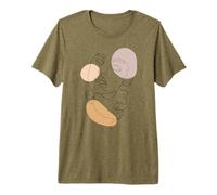 Hand Drawn One Line Art Face Premium T-Shirt