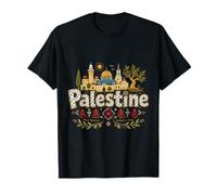 Hand Drawn Palestine Travel Souvenir Landmark Gift T-Shirt