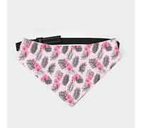 Hand Drawn Palm Orchid Flower Dog Bandana Collar Pet Triangle Scarf Cat Kerchief with Adjustable Buckle