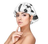 Hand Drawn Pasta,Adult's Satin Sleeping Cap - Women's Elastic Sleep Bonnet, Adjustable Overnight Hair Cover