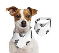 Hand Drawn Pasta,Dog Bandanas Cotton Pet Scarf Adjustable Bibs for Pet,S
