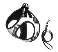 Hand Drawn Pasta,Pet Harness,Adjustable Reflective Dog Harness,Pet Leash Vest,S