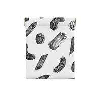 Hand Drawn Pasta, Squeeze Top Wallet Women Storage Bag Small Coin Purse Change Pouch
