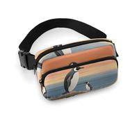 Hand Drawn Penguin Printed Fanny Pack Fanny Packs for Women Men,Crossbody Bag Large Chest Bag with Adjustable Strap for Outdoors Workout Traveling Casual Running, Hand Drawn Penguin, 20x13cm