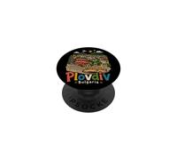 Hand Drawn Plovdiv Bulgaria Travel Souvenir Landmark Gift PopSockets Adhesive PopGrip