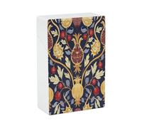 Hand Drawn Pomegranate Cigarette Case Stylish Lightweight Pocket Holder Case for Smoke Waterproof Cigarette Dispenser Cigarettes Accessories for Outdoor Camping Hiking