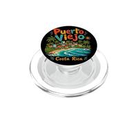 Hand Drawn Puerto Viejo Costa Rica Travel Landmark Gift PopSockets PopGrip for MagSafe