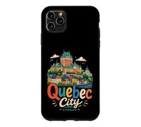 Hand Drawn Quebec City Canada Travel Souvenir Landmark Gift Case for iPhone 11 Pro Max