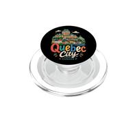 Hand Drawn Quebec City Canada Travel Souvenir Landmark Gift PopSockets PopGrip for MagSafe