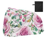 Hand Drawn Roses Peach Waterproof Cover for Bike with Lock Holes Indoor Outdoor Storage Exercise Bike Cover Fits for Most cobertor para motocicleta