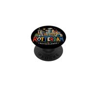 Hand Drawn Rotterdam Netherlands Travel Landmark Gift PopSockets Adhesive PopGrip