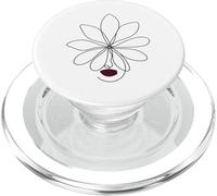 Hand Drawn Single Line Art Face PopSockets PopGrip for MagSafe
