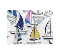 Hand Drawn Sketch Sailboats,500 Pieces Puzzles for Adults-Wooden Jigsaw Puzzle for Adults Elderly