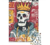 Hand Drawn Skull Wooden Jigsaw Puzzles Adults Fun 1000 Piece Toy Intellectual Game Stress Relief Toy Education Game Home Decoration Relaxation And Intelligence 1000pcs (75x50cm)