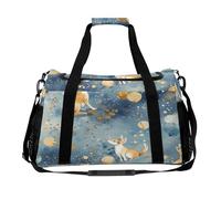 Hand Drawn Small Animals Weekender Bag for Women Men Overnight Travel Duffel Bag Large Sport Gym Bag Personalized Lightweight Hospital Bag Carry On Tote Bag for Travel Essentials