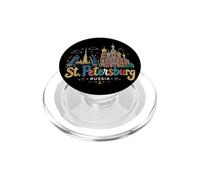 Hand Drawn St. Petersburg Russia Travel Landmark Gift PopSockets PopGrip for MagSafe