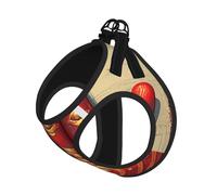 Hand Drawn Tattoos Dog Harness - Breathable, Reflective, And Adjustable Pet Vest, Suitable For Small Cats And Dogs