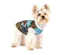 Hand drawn texture elephant Premium Dog Tshirt - Soft 100% Cotton Ropa Para Perros, Perfect for Small to Medium Dogs, Stylish and Comfortable Shirts for Dogs L