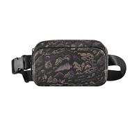 Hand Drawn Tigers Hill Trendy Crossbody Bag Waist Packs for Women Men Teens Mini Crossbody Passport Bag with Adjustable Strap for Travel Shopping Running, Hand Drawn Tigers Hill, One Size
