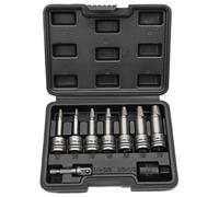 Hand Drill Bits | Bolt Extractor Kit | Easy Out Bolt Extractor, Hard Broken Nuts Extractor, Broken Bolts Extractors Socket, Screw and Bolt Extractors Set, Reverse Drill Bits for Bolts Removal