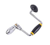 Hand Drill Carpenters Brace,Hand Drill Manual Hand Crank Drill for Wood Plastic Acrylic,Swing Bit Brace Woodworking Hole Punch Tool(Various Specifications),with20mmdrillbit