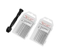 Hand Drill Manual, Micro Drill Bits Pin Vise Hand Drill with 20 Drill Bits Pin Vise Hand Drill Hand Twist Drill Set for Jewelry, Resin, Tools for Wood, Plastic