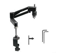 Hand Drill Tapping Cantilever Bracket, CNC Aluminum Alloy Profile Horizontal Vertical Support, Multi-Angle Adjustable Arm for DIY