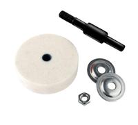 Hand Drill To Grinding Wheel Converter Head Suitable For Metal Polishing Deburring With 75mm Diameter & 10mm Bores White Corundum Grinding
