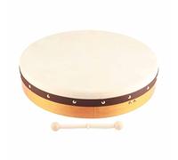 Hand Drum 18 Inch, Super Sized Irish Sheepskin Drum, Sturdy Durable Wood Frame - Sheepskin Head, Easy to Play for Rhythm Development and Music Practice