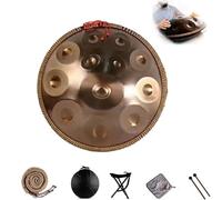 Hand Drum - 9/10/12/14 Notes In D Kurd Minor Steel Hand Pan Percussion Instruments, 432/440 Hz Handpan Drum Sets, Instrument Handpan Drums For Children And Adults(440hz,10 notes)