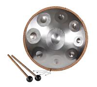 Hand Drum - 9/10/12 Notes In D Kurd Minor Steel Hand Pan Percussion Instruments, 432/440 Hz Handpan Drum Sets, Instrument Handpan Drums For Children And Adults(C-432hz,12 notes)