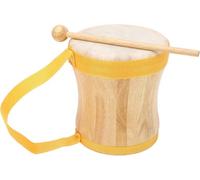 Hand Drum, Hand Drums For Adults with Stick Sheepskin Drum Top Bongos For Adults For Performances, Parties and Music Festivals (Yellow)