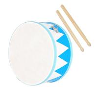 Hand Drum Indian Styles Double-sided Percussion Instrument Portable Kids Music Gift Child Educational Toy Tambourine Double Sided Instrument Hand Drum