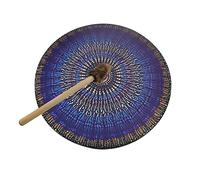 Hand Drum - PU Leather Round Shaman Drum with Stick, Mysterious Hand Drum with Hollow Back and Frame, Handmade Shaman Drum, Handmade Drum for Musicians, 25 x 5 cm