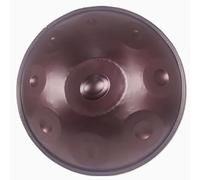 Hand Drum, Steel Hand Pan Percussion Instruments, 432Hz/440Hz Professional Instrument In D Minor, Handpan Drum Sets, For Sound Healing Meditation And Relaxation(Purple-432Hz,12 notes)
