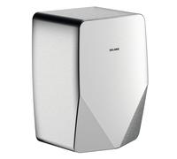 Hand Dryer Delabie HIGHFLOW Compact forced air,electric 173x256x152mm Polished satin 510625S