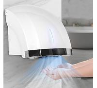 Hand Dryer for Toilets, Automatic Electric Hand Dryer,Wall Mounted,No Need for Punching,Adjustable Cold and Hot, Induction Start,The Noise is As Low As 65Db,for Bathroom Commercial, LJJY-KK