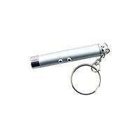 HAND® Dual Beam Key Ring LED Light 6cm - Pocked Sized and Versatile - with Batteries, Pack of 2