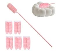 Hand Duster, Foldable Household Duster, Dusting Tools, Cleaning Accessories, Washable Cleaner with Adjustable Head, for Home, Household, Bed, Student Dorm, Car, Couch, Air Conditioning