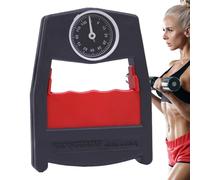 Hand Dynamometer Grip Strength, Arm Wrist Trainer Device, Handheld Exerciser Equipment, Forearm Gripper Finger Strengthener, Muscle Development Tool for Adults Kids, Portable Training