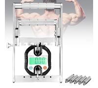 Hand Dynamometer, Grip Strength Tester with Adjustable Resistance, 5 Springs, Counter, Rust-resistant and Waterproof for Home, Sports, Rehab, Clinical Use