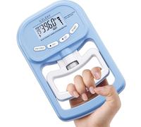 Hand Dynamometer Grip Strength Trainer - Electronic Hand Grip Strength Tester Grip Strengthener Hand Exerciser Meter Digital Hand Grip Training Gauge 396 Lbs for Sport Home School Use