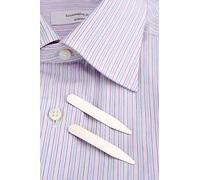 HAND Economy& Easy to Use Plastic Collar Stays, Collar Stiffeners X 25 Pairs in a Pack - 64mm, White