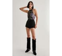 Hand Embellished Placement Bodysuit NastyGal Purple 12