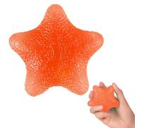 Hand Exercise Ball, 5 Resistance Level Hand Stress Balls Squeeze Balls, Strength Training Grip Strengthener Hand Exerciser for Finger Workout (Orange 20kg)