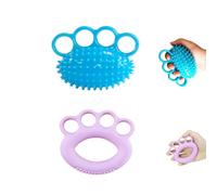 Hand Exercise Balls Finger Therapy Squeeze Balls for Relieving Wrist Pain Carpal Tunnel Hand Physical Therapy Stress Relief Elderly Stroke Recovery Arthritis - Set of 2