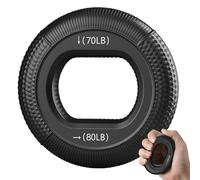 Hand Exercise Grip Strengthener - Silicone Adjustable Forearm Exerciser Rings | Multi-Level Resistance for Strength Building, Hand, and Dexterity Improvement, Flexible and Comfortable Material