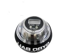 Hand Exerciser with Counter, Strengthens Wrists, Features 5 Light Modes, With Storage Pouch, Metal Version Has Swap-Out Bearings (white)